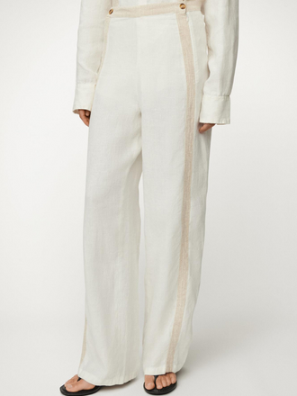 Lois Lois Rose Linnen Broek L32 - natural