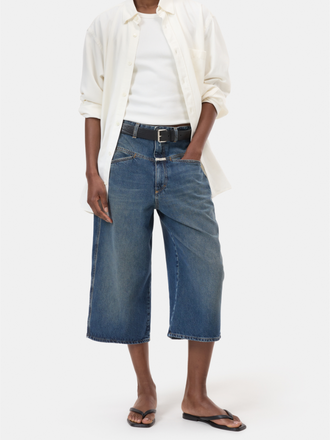 Closed Baggy Shorts Jeans dark blue