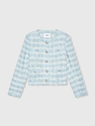 Janice Janice Laurent Tweed Jasje blauw