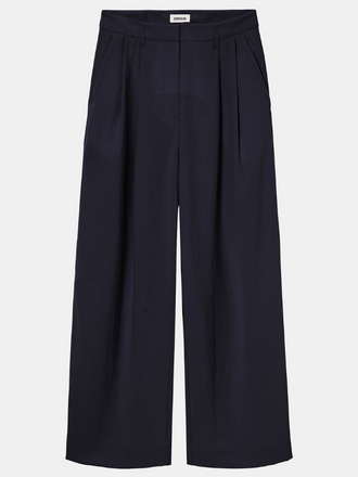 Zenggi Amsterdam Zenggi Amsterdam Japanse Crepe Kay Pants midnight blue