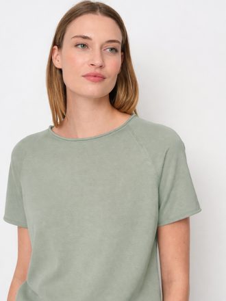 La Salle La Salle Boat Neck Sweater sage