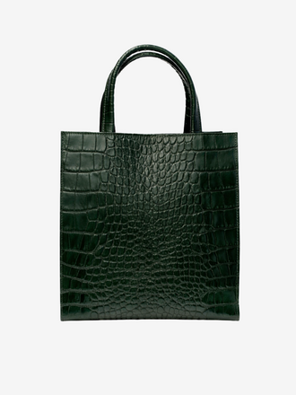 Croco Shopper Bag groen