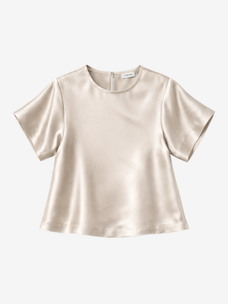 Zenggi Amsterdam Zenggi Amsterdam Satin Top chalk