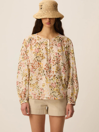 Des Petits Hauts Des Petits Hauts Roxane Blouse Bloem verveine