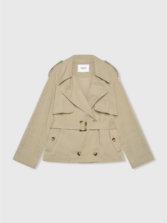 Janice Janice Cayden Trenchcoat groen