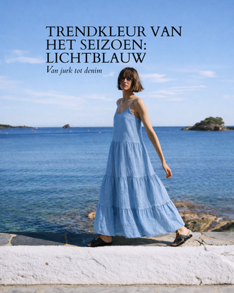 TRENDKLEUR VAN HET SEIZOEN: LICHTBLAUW