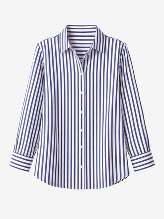 0039 Italy 0039 Italy Lucy Blouse Streep blauw wit