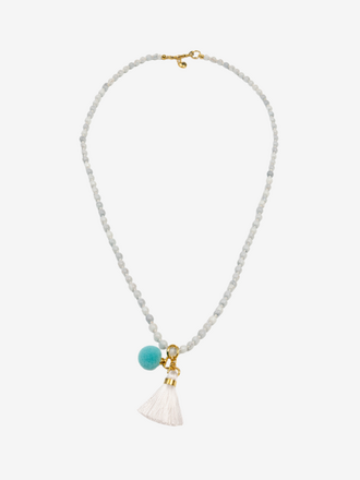 Ketting Lang Pompoen wit