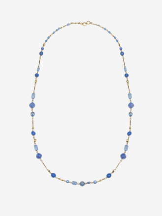 Ketting Lang Jade blauw