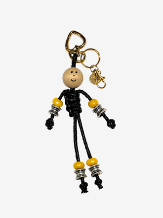 Hand Made By Iris Tashanger pop zwart leer