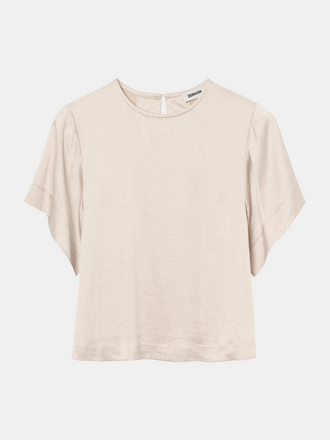 Zenggi Amsterdam Zenggi Amsterdam Satin Top chalk