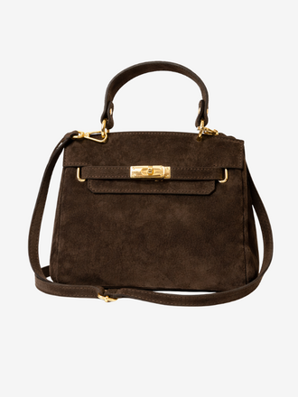 Crace Suede Bag d bruin