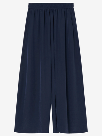 Zenggi Amsterdam Zenggi Amsterdam Technosilk Wide Palazzo Pants japan blue