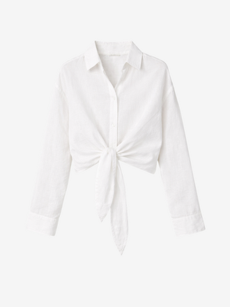 Lois Lois Pia Linnen Blouse white