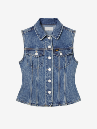 Lois Lois Celine Gilet stone vintage