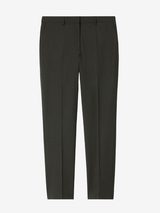 Filippa K Emma Cropped Cool Wool Trouser midnight green
