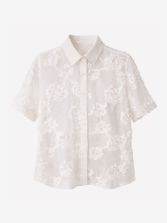 0039 Italy 0039 Italy Bea Blouse Bloemen wit