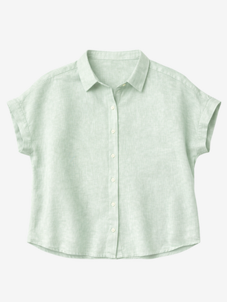 0039 Italy 0039 Italy Dolly KA Linnen Blouse lime