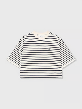 Janice Janice Aiden Shirt blauw wit gestreept