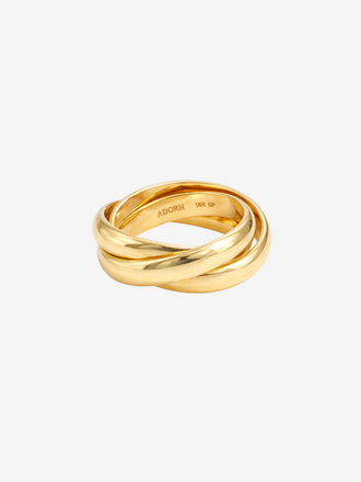 ADORN ADORN Trinity 3 Ring gold high polish