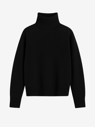 Allude Allude Kol Trui zwart