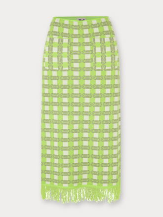 Baum Und Pferdgarten Baum und Pferdgarten Skirt Callis lime green check