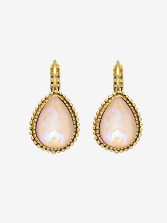 Camps & Camps Camps & Camps Oorbellen Ivory Cream Druppel groot