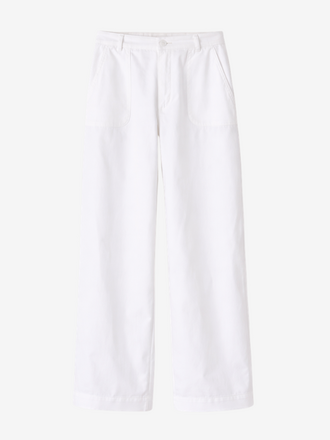 La Salle La Salle Wide Leg Pants white