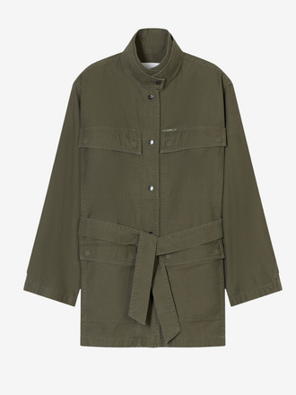 Closed Closed Parka forest green