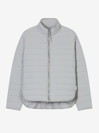 Closed Closed Quilted Zip Jacket mud grey