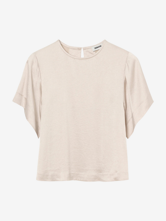 Zenggi Amsterdam Zenggi Amsterdam Satin Top chalk