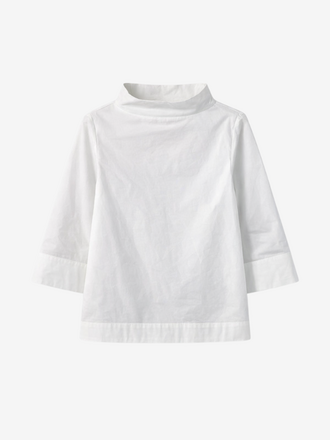 Woman By Earn Woman By Earn Diede Paper Cotton Top white