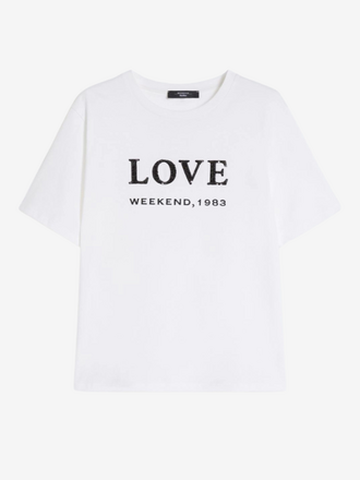 Weekend MaxMara Weekend MaxMara Agile T-shirt white love