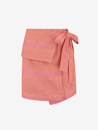 Rough Studios Rough Studios Compton Skirt pink orange