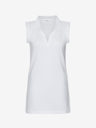 RIVS Lounge RIVS Lounge Hera Polo Long Shirt white