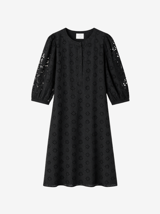 Des Petits Hauts Des Petits Hauts Sophocle Jurk Broderie zwart