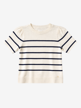 Des Petits Hauts Des Petits Hauts Bruna Trui Streep marine ecru