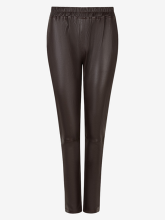 DNA Amsterdam DNA Amsterdam Hudson Leren Broek burgundy