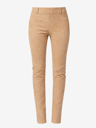DNA Amsterdam DNA Amsterdam Pax Suede Pants soft taupe