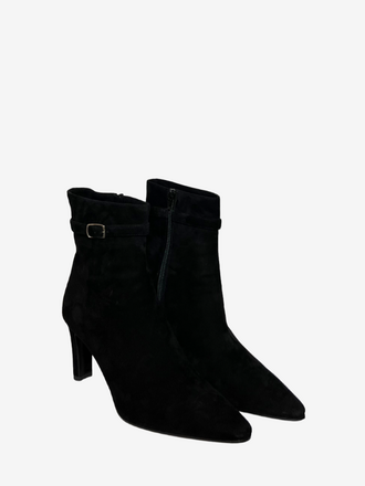 Panara Panara High Heel Buckle Boot nero