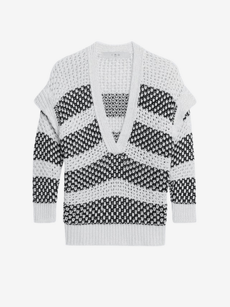 IRO IRO Sweater Lamina ecru/black