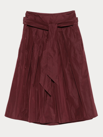 Niù Niù Pleated Skirt Belt camelia