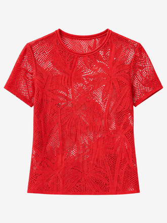 MaxMara MaxMara Lettera Top rosso