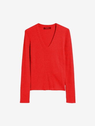 MaxMara MaxMara Radica Top rosso unito