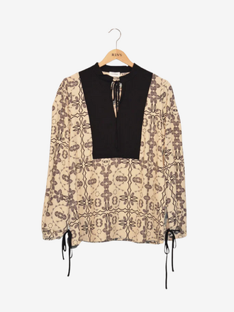 Malene Birger Malene Birger Blouse Balta garian paradise
