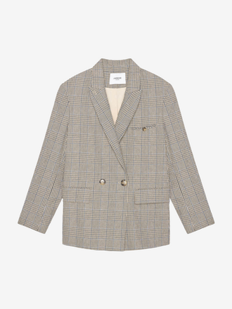 Janice Janice Jones Blazer beige ruit