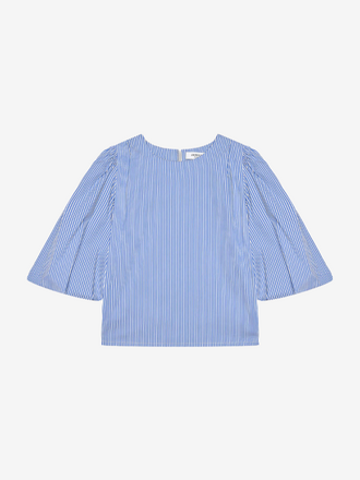 Janice Janice Elian Blouse blauw wit gestreept