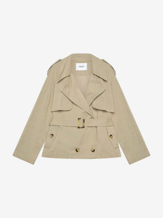 Janice Janice Cayden Trenchcoat groen