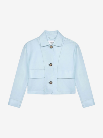 Janice Janice William Jasje Leer blauw