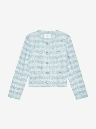 Janice Janice Laurent Tweed Jasje blauw